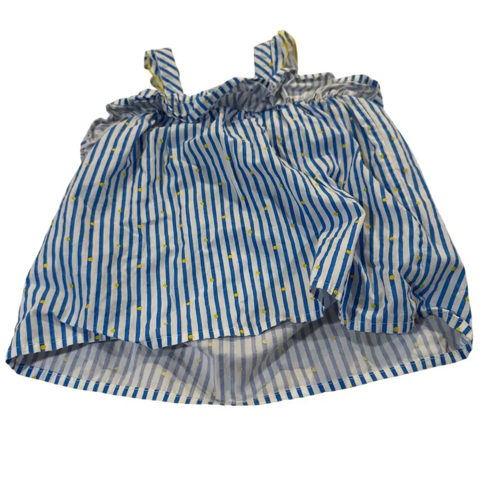 Healthtex Toddler Girl 2T Striped Tank Blouse 100% Cotton - Picture 2 of 4